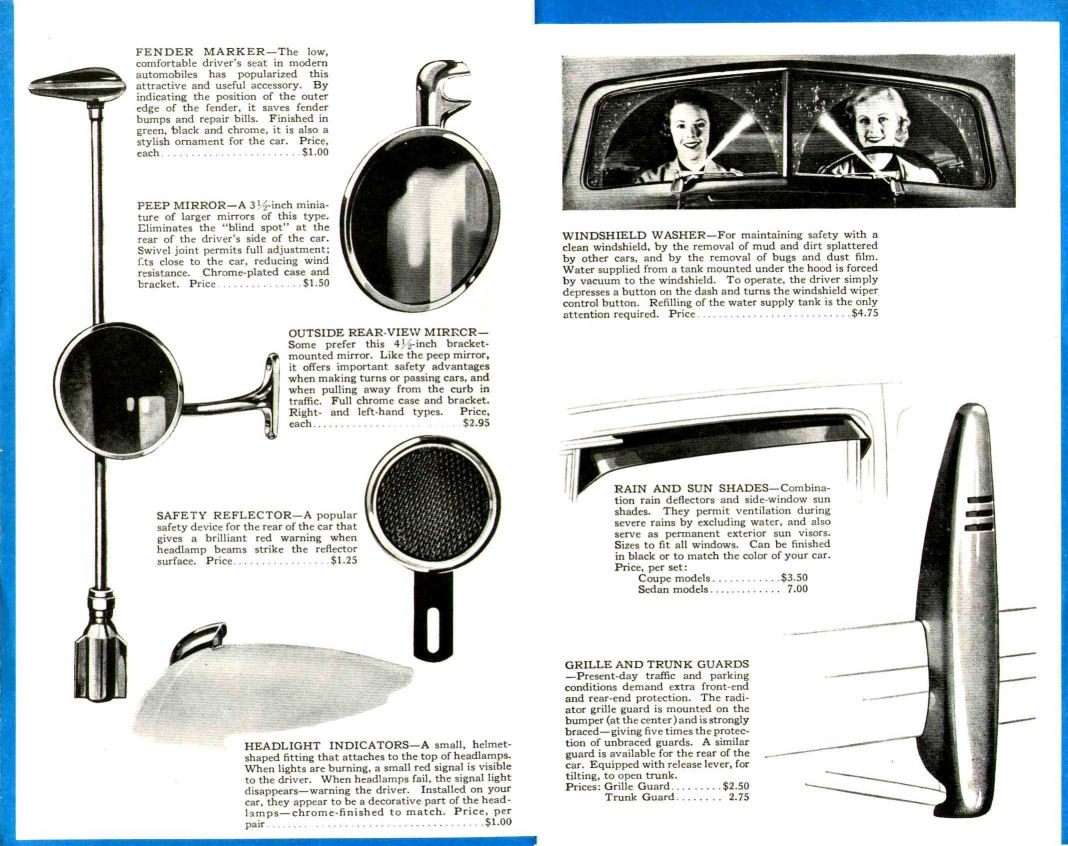 1939 Chevrolet Accessories Booklet Page 12